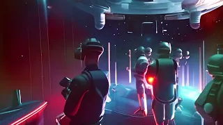 The space station in the Check Point VR experience